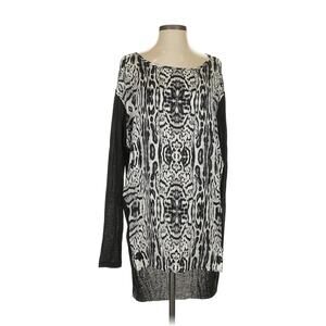 Thomas Wylde Silk Long Sleeve Blouse Dress Neo-Gothic Punk Indie Sleaze New S